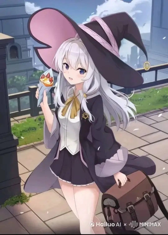 生成动态壁纸，女孩头发飘动，眨眼 by Hailuo AI Video Generator