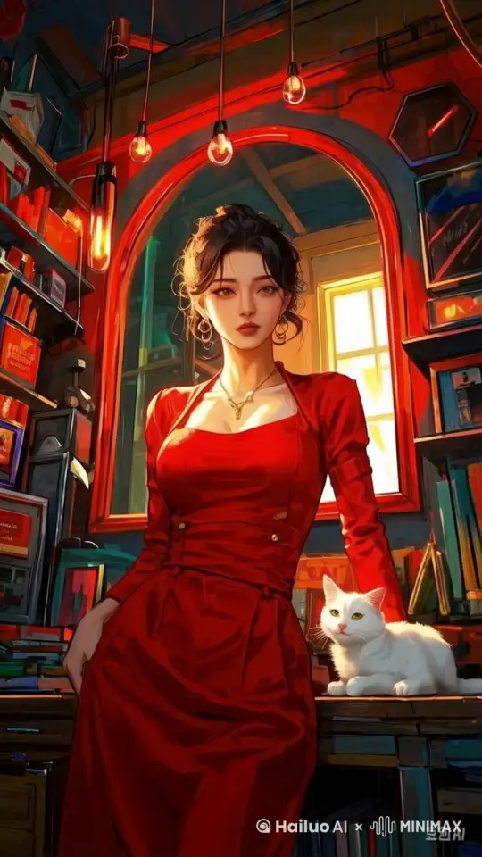 镜头缓缓推进，年轻女性站房间里，脸上洋溢着青春的微笑。旁白：“在阳光的拥抱中，感受青春的脉动，每一刻都是生命中最灿烂的诗篇。” by Hailuo AI Video Generator