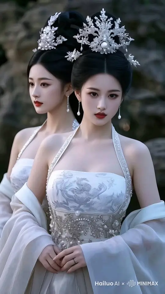 美女如同真人一般动作。她转身走到一起拥抱，面部表情丰富，风情万种，眼睛明亮灵活。画面整体呈动态，符合逻辑，自然逼真，极致细节。美女动作自然逼真，眼睛明亮灵活，表情自然逼真，固定镜头，超真实动态捕捉，人物脸部不变形，五指和四肢清晰不变形，物体清晰不变形，画面清晰不模糊，高质量，没有瑕疵，32K超清，没有不符合逻辑的怪动作。 by Hailuo AI Video Generator