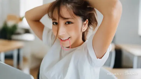 慢慢舞蹈，高兴  by Hailuo AI Video Generator
