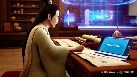 生成一个关于单词undoing的记忆方法，最好有老师的相关内容，带现代风格和传统两种风格
 by Hailuo AI Video Generator