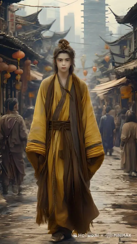 男孩像镜头走来一直到镜头变黑 by Hailuo AI Video Generator