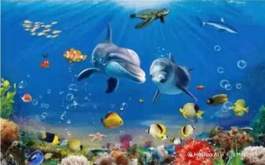 海洋世界 by Hailuo AI Video Generator