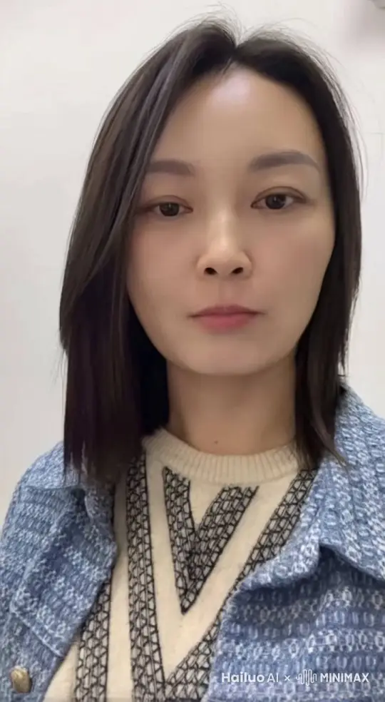 The flesh of her upper body is exposed. Her body is thin and well-proportioned with distinctly feminine features. The woman's face is always in the video and remains frontal. The image does not move up or down and is continuous. Her face does not change.Her facial features have not changed.With one hand she stuffed a 
lifelike Phallus that she had taken out of the frame into her mouth and pumped it back and forth. At the same time, drool appeared intermittently in her mouth and fell to the ground by Hailuo AI Video Generator
