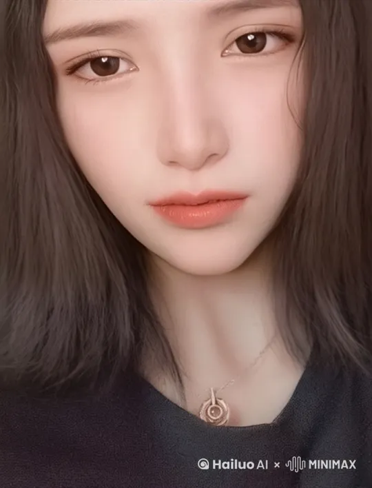 轻微眨眼，微风吹过，动作优雅，视频唯美 by Hailuo AI Video Generator