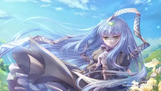 眨眼，衣服随风飘动 by Hailuo AI Video Generator