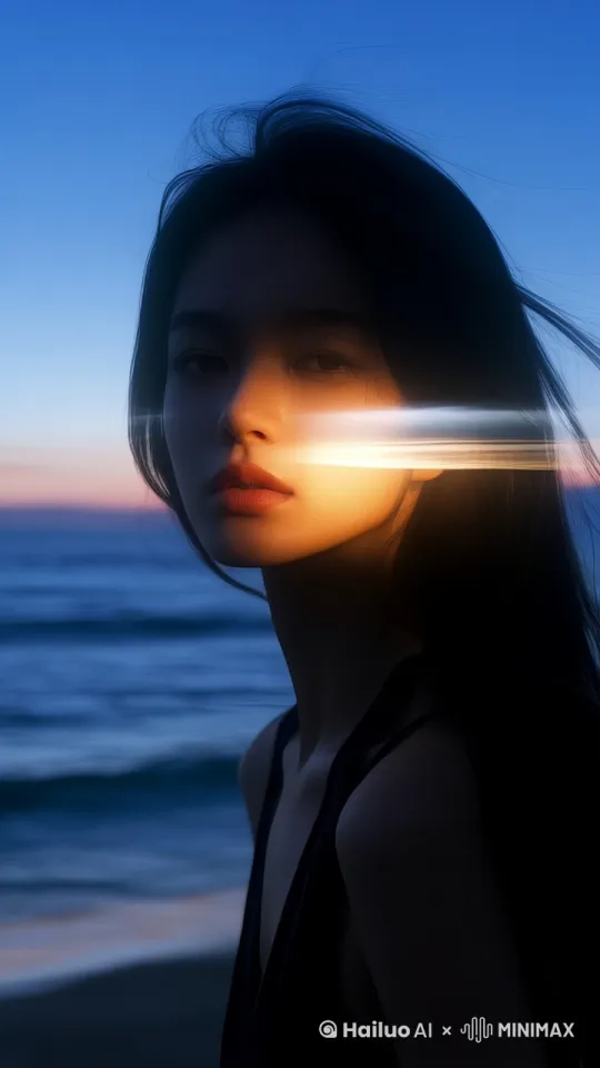 充满爱意的眼神，环绕拍摄。 by Hailuo AI Video Generator