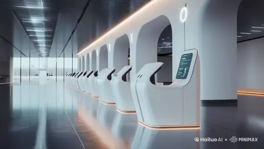 设备小车慢慢的向前移动 by Hailuo AI Video Generator