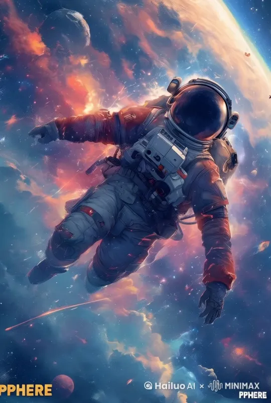 遨游太空 by Hailuo AI Video Generator
