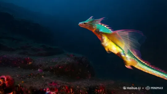 深海巨龙 by Hailuo AI Video Generator