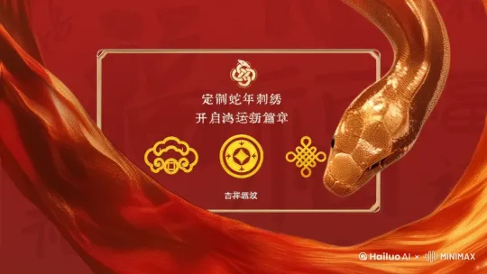 固定镜头，蛇抬头看向镜头。 by Hailuo AI Video Generator