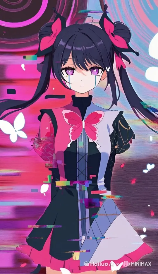 让画面整体动一动，乱码。 by Hailuo AI Video Generator