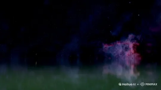  从黑暗的宇宙空间，镜头缓缓拉近，聚焦到一朵含苞待放的莲花。随着莲花绽开，镜头向上移动，捕捉到金色的光芒从莲花中迸发而出，照亮整个画面。最后，镜头停留在祥和的佛像上，佛光普照大地。 by Hailuo AI Video Generator