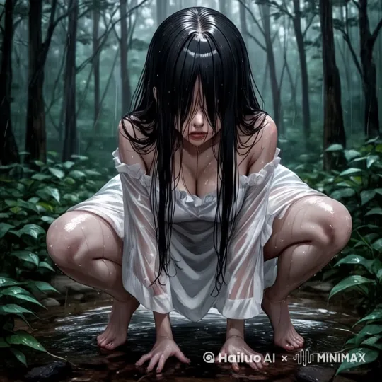 身体柔软不僵硬，动作自然，眼神迷离，身体站起来缓缓走路 by Hailuo AI Video Generator