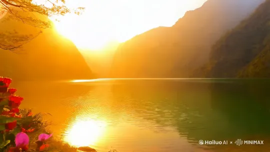 清晨，第一缕霞光穿过淡薄云雾，洒在云梦泽仙境。刹那间，湖面碎金闪烁，雾气被镶上金边，如梦似幻。
 
湖畔，奇花异草肆意绽放。花瓣莹润如玉，露珠在其上滚动，似凝聚了天地精华。微风拂过，花朵轻摇，散出馥郁甜香，引得彩蝶翩翩起舞。
 
远处，山峦连绵起伏，在云雾中半遮半掩。山腰处，一道瀑布飞泻而下，水花四溅，在阳光折射下，化作缤纷彩虹。瀑布落入深潭，发出震耳轰鸣声，却又与周围的静谧奇妙相融。
 
潭边，灵树高耸入云，枝叶如华盖般伸展。树皮纹理神秘，似记录着仙境的千年岁月。树下，一群白鹿悠闲踱步，眼眸清澈，鹿角在阳光中闪烁圣洁光芒。
 
忽然，悠扬仙乐传来，空灵婉转，如潺潺溪流。云雾散开，几位仙子踏云而来，她们身姿轻盈，衣带飘飘，面容绝美，散发着柔和光芒。
 
在这如梦似幻之地，时间仿若静止，尘世的喧嚣与纷扰皆被隔绝在外，只余一片宁静祥和。竖屏视频 by Hailuo AI Video Generator