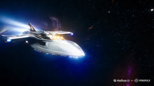 星舰飞船 by Hailuo AI Video Generator