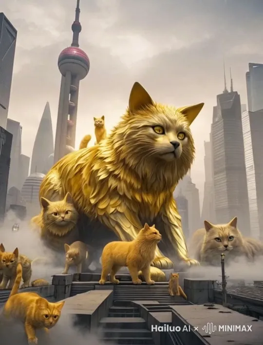 大师运镜，猫咪动起来 by Hailuo AI Video Generator