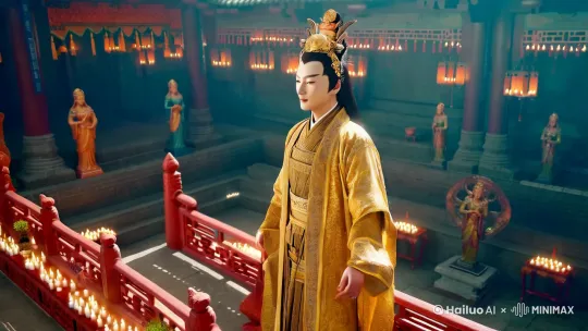 甲辰神将赐福平安 by Hailuo AI Video Generator