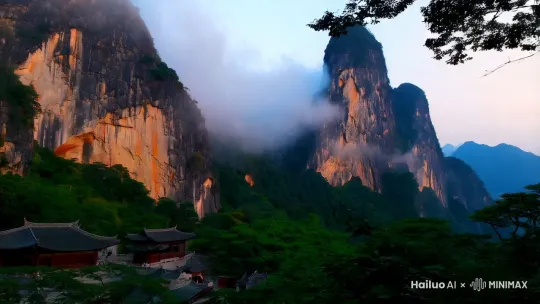 武当山日出 by Hailuo AI Video Generator
