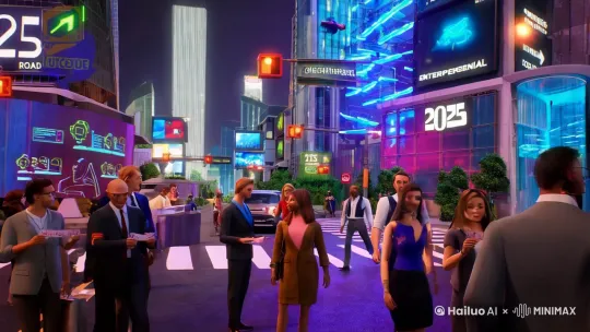 2025创业路口 by Hailuo AI Video Generator