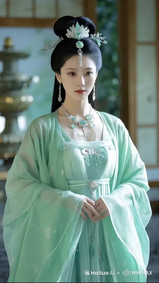 古装剧，人物缓缓走过来，向主人致敬 by Hailuo AI Video Generator