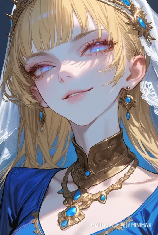 疯批修女邪魅笑容。 by Hailuo AI Video Generator