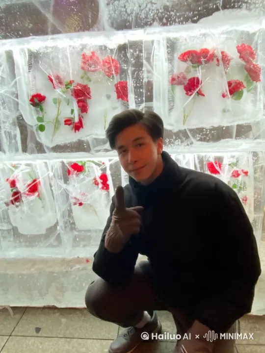 让他把后面的玫瑰花都取下来，然后吃掉一个一个吃掉，吃完了，然后再吐出来 by Hailuo AI Video Generator