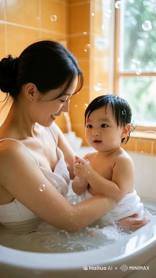 小孩快速打妈妈两巴掌，然后两人打架，电影般的打斗场面，动作迅速暴力，电影武打特效，快速而且夸张，画面高清自然 by Hailuo AI Video Generator