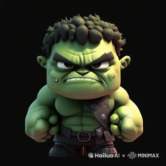 卡通风格，中国功夫，打拳和踢腿，表情愤怒 by Hailuo AI Video Generator