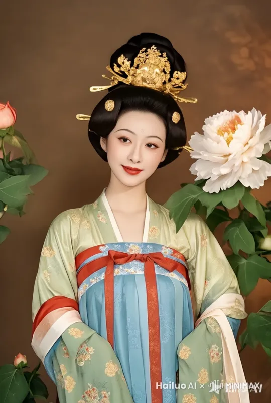 从背面回眸一笑转回来 by Hailuo AI Video Generator