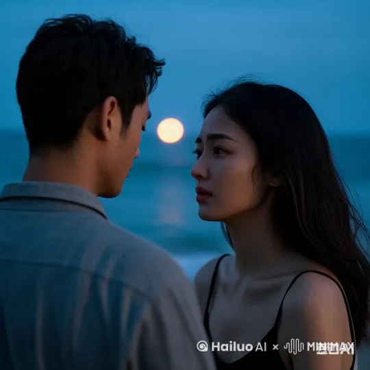 分手，难过，流眼泪 by Hailuo AI Video Generator