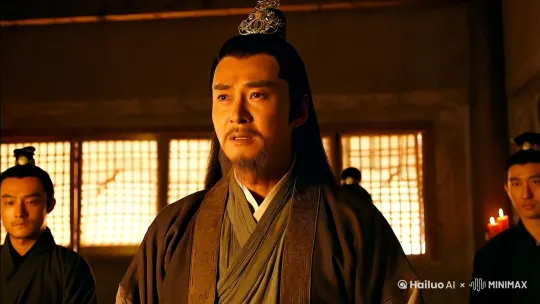 道玄真人忽然开口，但说出的话，语调低沉而微微沉痛，道：“弟子道玄不肖，无力降服异道妖魔，累及苍生，浩劫将临。为天下苍生计，弟子迫不得已，要违了祖师禁制，远望祖师庇佑，除妖降魔，日后纵然弟子万劫不复，也愿一身担当！ by Hailuo AI Video Generator