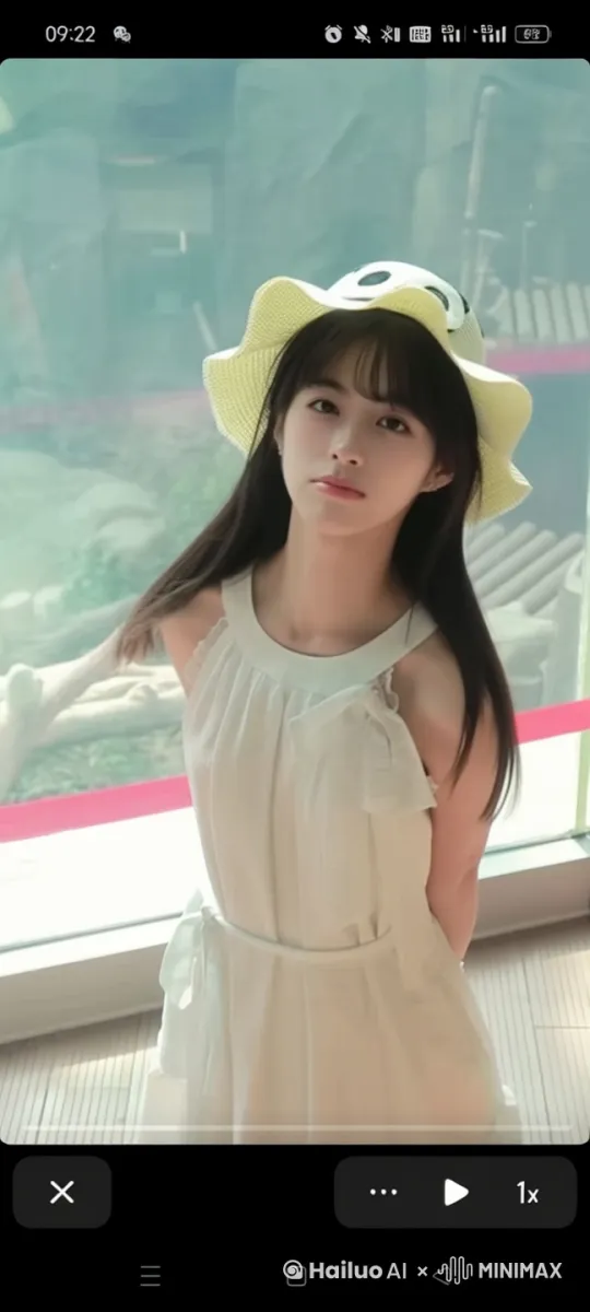 一个黑手掐住她的脖子，她窒息挣扎 by Hailuo AI Video Generator