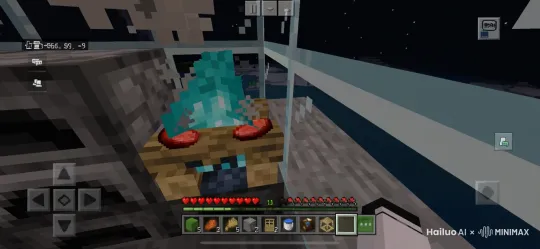 光线跟踪 Minecraft中的火剧烈燃烧 震撼 视角飞出玻璃外 外面的场景明亮 by Hailuo AI Video Generator
