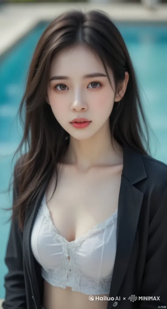 固定镜头，正面扭胯，跳舞，抖动的胸部 by Hailuo AI Video Generator