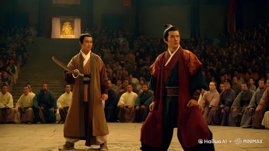 ### 《仙古神途》——凌云与李玄风对决
天玄宗内门大比,擂台四周人山人海,弟子们屏息凝神,目光聚焦在中央的两人身上。凌云与李玄风相对而立,气氛紧张到了极点。
李玄风,天玄宗内门顶尖弟子,修为已达筑基中期,一手《天雷剑法》出神入化,曾在多次宗门大比中夺魁。他目光如电,冷冷地盯着凌云,心中充满了不屑与轻蔑。
“凌云,你虽有些天赋,但终究只是外门弟子。今日,我便让你知道,内门与外门的差距。”李玄风声音冰冷,带着一丝嘲讽。
凌云神色淡然,心中却不敢有丝毫大意。他知道,李玄风绝非等闲之辈,必须全力以赴。他缓缓抽出背后的青霄剑,剑身闪烁着淡淡的光芒,仿佛在回应他的战意。
“废话少说,手底下见真章。”凌云沉声道。
话音未落,李玄风已然出手。他身形如电,瞬间欺近凌云,手中长剑化作一道雷霆,直劈凌云面门。天雷剑法,讲究的就是一个“快”字,迅雷不及掩耳。
凌云早有准备,他脚下轻点,身形如柳絮般飘开,避开了这凌厉的一击。与此同时,他手中青霄剑划出一道优美的弧线,反手一剑刺向李玄风肋下。
李玄风冷哼一声,长剑回撤,挡住了凌云的反击。两人剑来剑往,瞬间交手数十招,剑光闪烁,雷霆轰鸣,擂台上仿佛有无数电光在跳跃。
李玄风剑法凌厉,招招致命,但凌云凭借青霄剑诀的精妙和自身的灵活身法,一次次化险为夷。他心中明白,李玄风修为高深,硬拼绝非上策,必须寻找机会,攻其不备。
“凌云,你只会躲吗?”李玄风怒喝一声,手中长剑猛然一震,化作无数剑影,将凌云笼罩其中。天雷剑法之“雷霆万钧”,威力惊人。
凌云心中一凛,知道这一招难以硬接。他深吸一口气,体内灵力运转,青霄剑诀之“青霄御风”施展而出。剑光闪烁,凌云身形如风,在剑影中穿梭自如。
“轰!”
雷霆万钧的威力爆发,擂台上炸开一个巨大的坑洞,尘土飞扬。凌云虽避开了正面冲击,但仍被余波震得气血翻涌。他心中暗惊,李玄风的实力果然不容小觑。
“凌云,你若只有这点本事,那就太让我失望了。”李玄风冷笑道。
凌云稳住身形,目光如炬。他知道,必须拿出真正的实力,才能战胜李玄风。他深吸一口气,体内灵力疯狂运转,青霄剑诀之“青霄破云”施展而出。
青霄剑诀,乃青霄剑仙所创,威力无穷。凌云这一剑,凝聚了他全部的灵力,剑光如虹,仿佛要撕裂苍穹。
李玄风感受到这一剑的威力,面色凝重。他不敢大意,手中长剑猛然一震,体内灵力疯狂涌入,天雷剑法之“雷动九天”施展而出。
“轰!”
两股强大的力量在空中碰撞,发出震耳欲聋的轰鸣声。擂台上光芒四射,气浪翻滚,仿佛要吞噬一切。
凌云与李玄风同时被震退数步,气血翻涌,面色苍白。这一击,两人拼了个旗鼓相当。
“凌云,你果然有些本事。”李玄风抹去嘴角的血迹,冷冷道。
凌云深吸一口气,体内灵力再次运转。他知道,决胜的时刻到了。他目光如电,锁定李玄风,青霄剑诀之“青霄斩”施展而出。
这一剑,凌厉无比,仿佛要斩破虚空。李玄风感受到这一剑的威力,面色大变。他知道,这一剑无法硬接,只能避其锋芒。
然而,凌云这一剑速度极快,李玄风避无可避。他眼中闪过一丝狠厉,手中长剑猛然一震,体内灵力疯狂涌入,天雷剑法之“雷霆万钧”再次施展而出。
“轰!”
两股强大的力量再次碰撞,擂台上炸开一个巨大的坑洞,气浪翻滚,尘土飞扬。凌云与李玄风同时被震飞出去,重重地摔在地上。
“噗!”
两人同时喷出一口鲜血,气息萎靡。这一击,两人拼了个两败俱伤。
“凌云,你赢了。”李玄风挣扎着站起,深深看了凌云一眼,转身走下擂台。
凌云躺在地上,胸口剧烈起伏,心中却充满了喜悦。他知道,自己战胜了强大的对手,赢得了这场艰难的胜利。
by Hailuo AI Video Generator