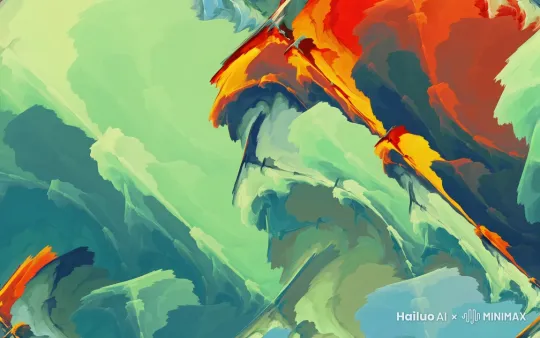 颜色像波浪一样涌动 by Hailuo AI Video Generator
