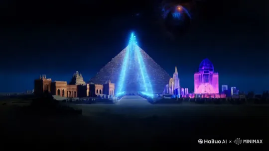 镜头1：
时长为0:00 - 0:05，景别是全景。画面中，在宇宙里，一条闪烁着神秘光芒的“命运回廊”慢慢展开，连接着不同时空的画面，像古埃及的金字塔、中世纪的城堡、未来的高科技城市等逐一闪现。此时旁白说道：“在浩瀚宇宙中，存在着一条神秘的‘命运回廊’，它连接着无尽的时空。”音乐和音效方面，是宏大的宇宙背景音乐，还夹杂着时空穿梭的轻微音效。

镜头2：
时长0:05 - 0:12，景别为中景。画面展示主角（玩家可选择的角色形象，比如战士、法师、刺客）站在时空回廊入口，眼神坚定，手中紧握着武器，背后是闪烁的时空光芒。主角此时发言：“我，被命运选中，将踏上守护时空的冒险之旅。”音乐和音效为激昂的冒险音乐，以及脚步声。

镜头3：
时长0:12 - 0:20，景别是近景。画面切换到古代埃及场景，黄沙漫天飞舞，巨大的金字塔耸立在眼前，主角在沙漠中缓缓行走，周围分布着一些神秘的符号和遗迹。旁白介绍：“第一站，古老的埃及，隐藏着神秘的力量等待被发现。”音乐和音效是沙漠的风声，还有轻微的脚步声。

镜头4：
时长0:20 - 0:30，景别为中景。突然间，一群木乃伊怪物从金字塔中蜂拥而出，朝着主角猛扑过来。主角迅速举起武器，摆出战斗的姿势，同时说道：“来吧，看我如何击败你们！”音乐和音效是紧张的战斗音乐，怪物的嘶吼声，以及武器相互碰撞的声音。

镜头5：
时长0:30 - 0:40，景别是特写。画面中主角挥舞着武器，快速地攻击怪物，技能特效不断闪烁，怪物一个接一个地倒下。此过程中没有台词，音乐和音效是战斗音效以及技能释放音效。

镜头6：
时长0:40 - 0:50，景别为中景。战斗结束后，主角朝着金字塔内部走去，发现了一块神秘的石板，石板上面刻着古老的文字。主角这时说：“这一定是解开这里秘密的关键。”音乐和音效是神秘的音乐，以及轻微的脚步声。

镜头7：
时长0:50 - 1:05，景别是近景。主角仔细地研究石板，画面中闪回一些古埃及的历史画面和神秘传说。旁白解说：“通过解读石板，主角了解到这里隐藏着一件能稳定时空的神器。”音乐和音效是神秘的音乐，还有轻微的翻阅声。

镜头8：
时长1:05 - 1:20，景别为中景。主角继续在金字塔中进行探索，途中遭遇各种机关陷阱，他灵活地躲避着，最终来到一个密室，看到了散发着光芒的神器。主角兴奋地说：“找到了！”音乐和音效是紧张的音乐，以及机关触发的音效。

镜头9：
时长1:20 - 1:35，景别是全景。主角拿起神器，时空瞬间发生波动，主角被传送到中世纪的魔法森林，周围是高大的参天大树，空气中闪烁着魔法光芒。旁白介绍：“神器的力量，带领主角来到了新的时空——中世纪奇幻森林。”音乐和音效是奇幻的森林音乐，以及时空传送音效。

镜头10：
时长1:35 - 1:50，景别为中景。一位神秘的魔法师出现在主角面前，向主角介绍这个时空面临的危机以及需要帮助的地方。魔法师说：“勇敢的冒险者，这片森林正被邪恶势力侵蚀，需要你的帮助。”主角回应道：“放心，我会尽我所能。”音乐和音效是奇幻的对话背景音乐。

镜头11：
时长1:50 - 2:05，景别是中景。主角跟随魔法师向前行进，途中遭遇到一些魔法生物的攻击，主角和魔法师携手共同战斗。战斗中传来呼喊声，比如“看招！”“小心！”音乐和音效是激烈的战斗音乐，以及魔法技能音效。

镜头12：
时长2:05 - 2:20，景别为全景。经过一系列的战斗和探索，主角成功帮助森林居民解决了危机，获得了他们的感激，还得到了新的线索。居民感激地说：“谢谢你，勇敢的冒险者，这是我们给你的一点谢礼，还有这个线索或许对你有帮助。”主角回应：“这是我应该做的。”音乐和音效是温馨的音乐，以及居民的感谢声。

镜头13：
时长2:20 - 2:35，景别是全景。主角再次使用神器，时空发生扭曲，来到了未来的高科技城市，城市里高楼大厦鳞次栉比，各种飞行器在空中穿梭往来。旁白介绍：“下一站，未来世界，更大的挑战在等待着主角。”音乐和音效是充满科技感的背景音乐，以及时空传送音效。

镜头14：
时长2:35 - 2:50，景别为中景。城市中警报突然响起，机器人军队开始对市民发动攻击，主角迅速投身战斗，与高科技机器人展开对抗。主角坚定地说：“不能让这些机器人伤害无辜！”音乐和音效是紧张的战斗音乐，以及机器人的攻击音效。

镜头15：
时长2:50 - 3:00，景别是全景。主角成功击退了机器人，画面逐渐拉远，展示整个城市慢慢恢复平静，主角站在城市的中央，手中紧紧握着神器。旁白总结：“主角在不同时空的冒险仍在继续，守护‘命运回廊’的使命永不停止。”音乐和音效是激昂的音乐逐渐减弱。  by Hailuo AI Video Generator