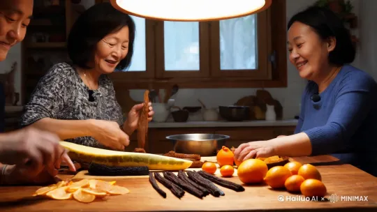家人们快冲！陈皮山药甘草金桔，酸甜开胃，清爽回甘，一口就爱上，趁降价赶紧囤！
挖到宝了！陈皮山药甘草金桔，多种食材融合，营养又美味，现在特价别错过！ by Hailuo AI Video Generator