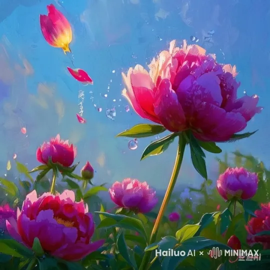 花朵缓缓盛开 by Hailuo AI Video Generator