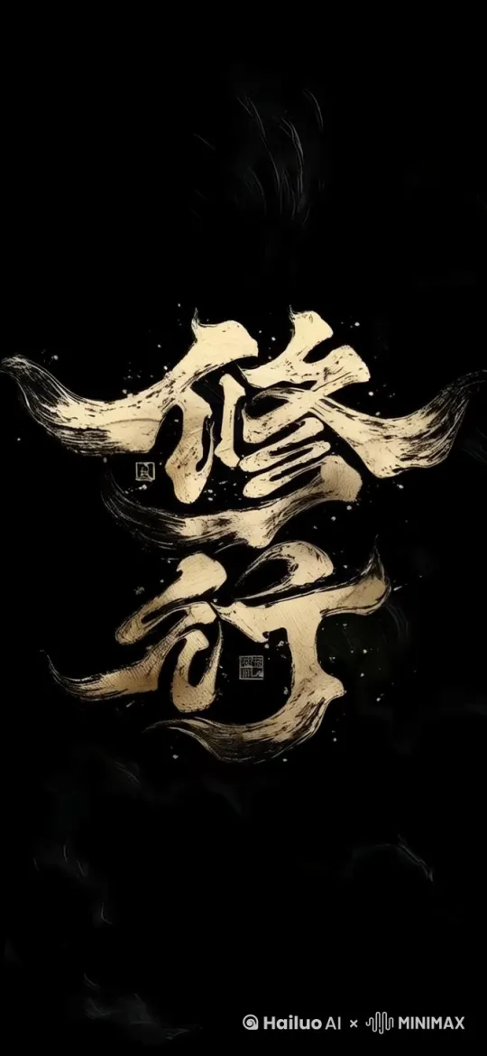 字体缓缓浮动，背后增加金光闪现， by Hailuo AI Video Generator