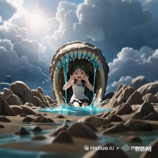 大嘴张开出现小孩 by Hailuo AI Video Generator