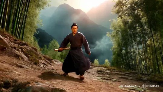 武松打虎 by Hailuo AI Video Generator