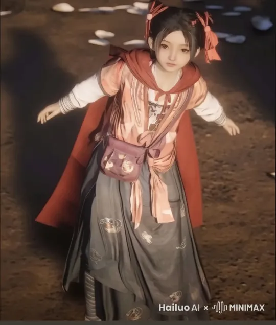 新闻播报姿势，人物面部一致，背景矢量。 by Hailuo AI Video Generator