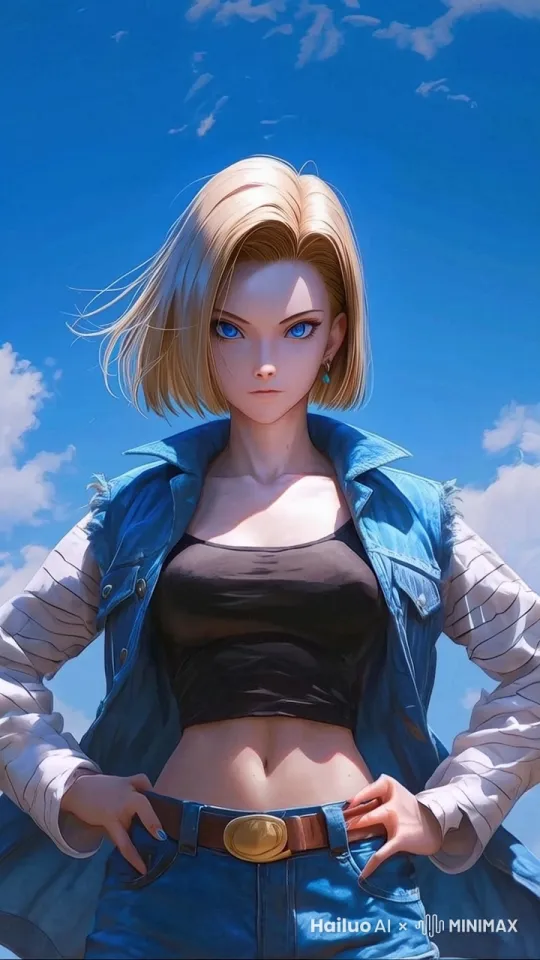 镜头缓慢移动，人物头发微微随风摆动 by Hailuo AI Video Generator