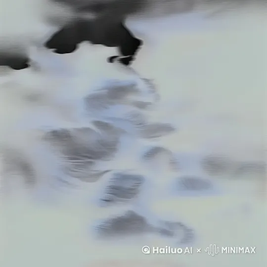 江水在流动，激起一些浪花 by Hailuo AI Video Generator