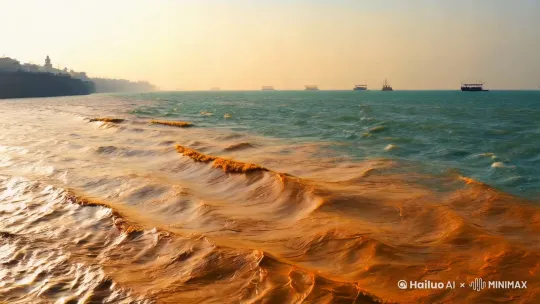 黄河入海流 by Hailuo AI Video Generator
