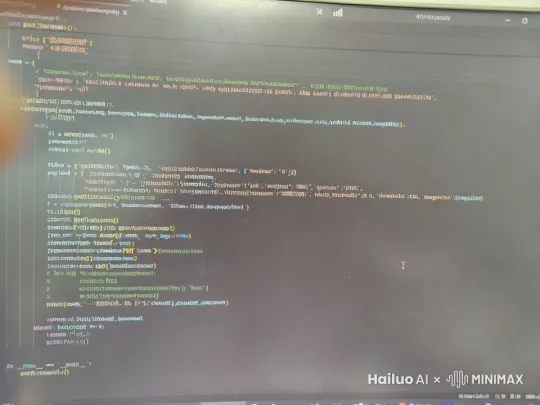 你能让这个代码截图动起来吗？比如函数和参数跳出来打架，有点类似小火柴人 by Hailuo AI Video Generator