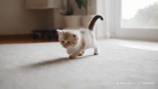 一只小猫 by Hailuo AI Video Generator