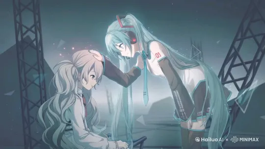 两人互相拥抱告白 by Hailuo AI Video Generator